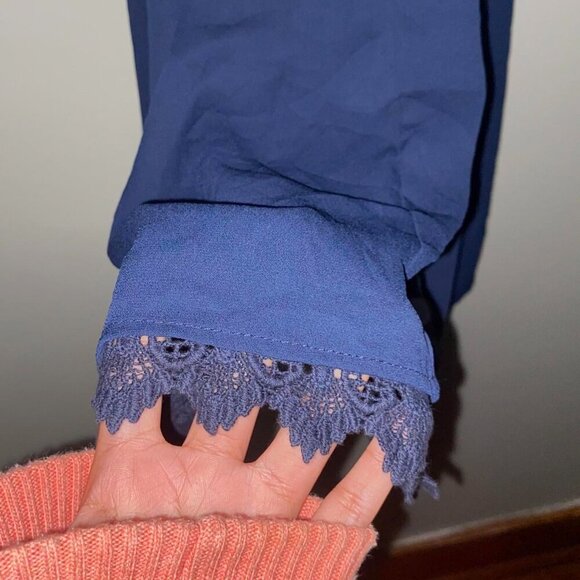 Altar'd State Navy Blue Sleeveless Mini Dress Size S Summer Party Casual - Picture 3 of 4